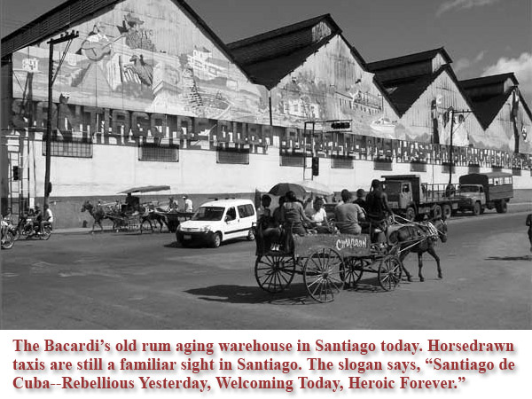 The old aging warehouse in Santiago today.